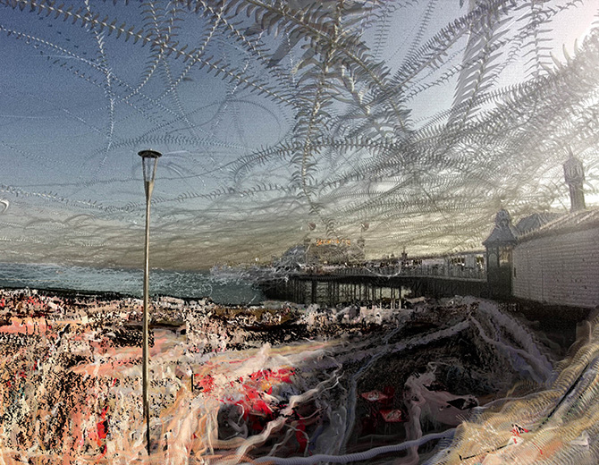 Alex May - Seagulls over Brighton Pier (Algorithmic Photography)